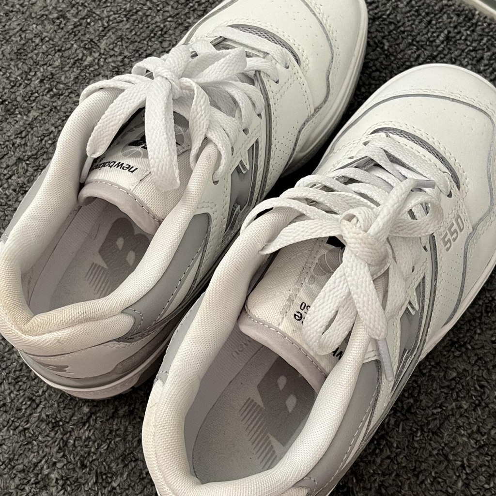 Women's New Balance 550 White Sneakers - Image 2