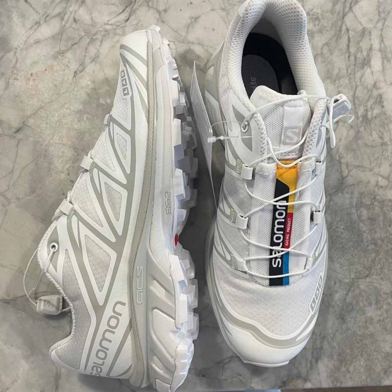 Salomon XT-6 White Sneakers