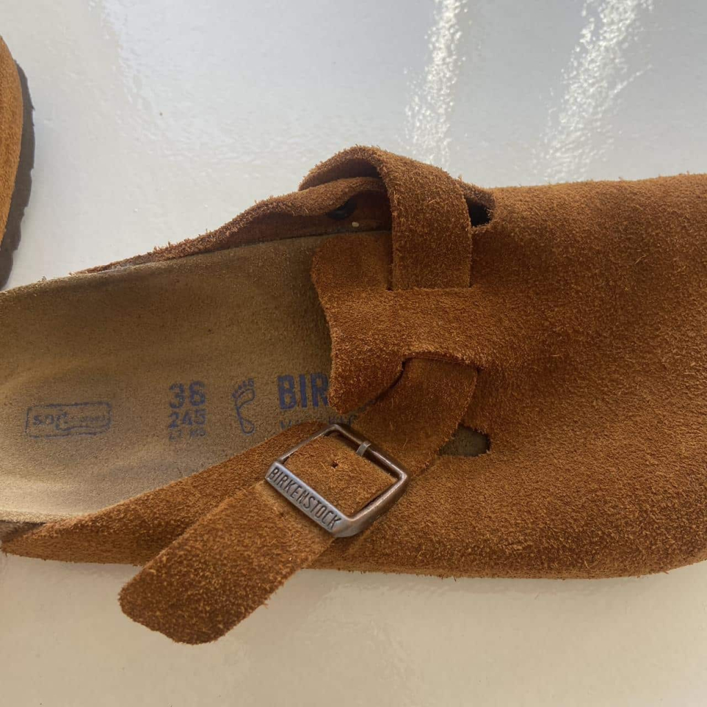 Birkenstock Women's Brown and Tan Clogs - Image 2