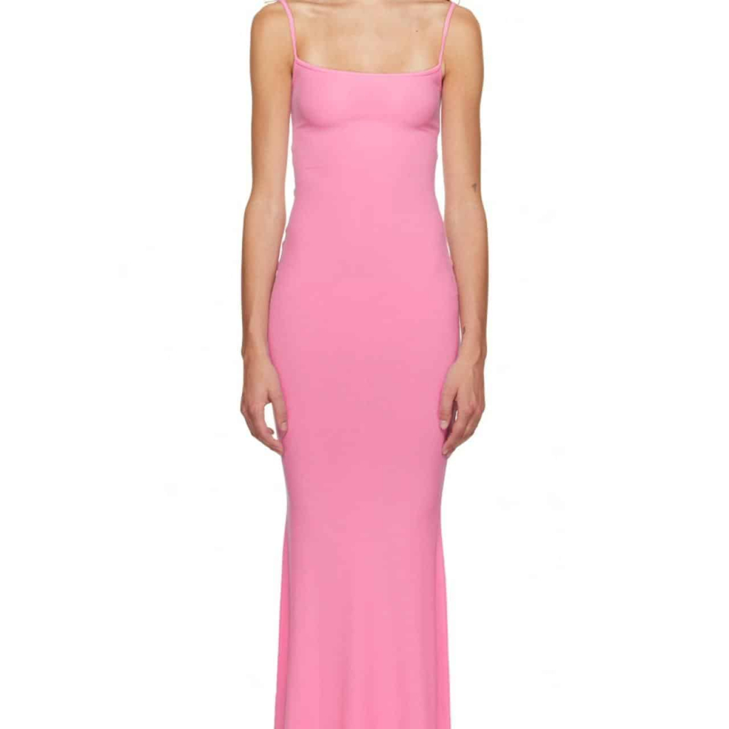 Skims Women's Pink Dress - Image 3
