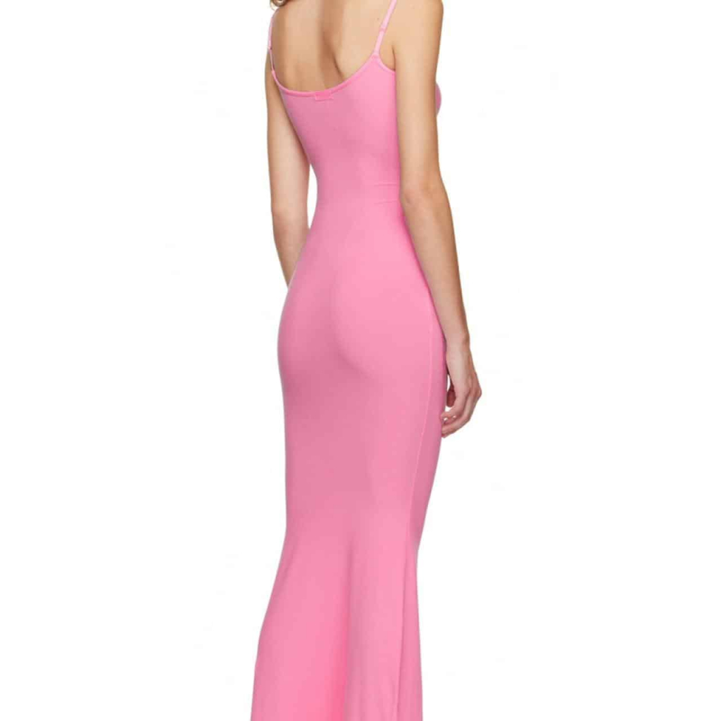 Skims Women's Pink Dress - Image 4