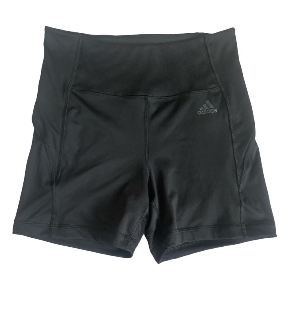 plain black adidas bike shorts