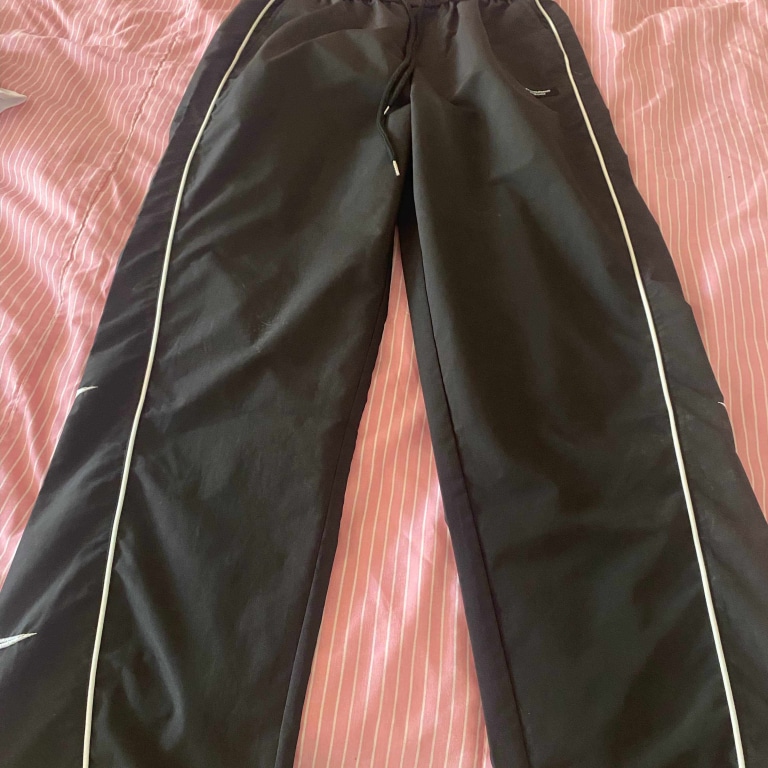 Star Pattern Baggy Track Pants