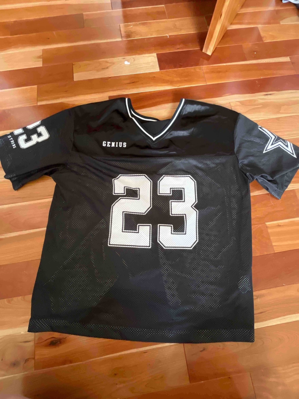 Mesh black jersey