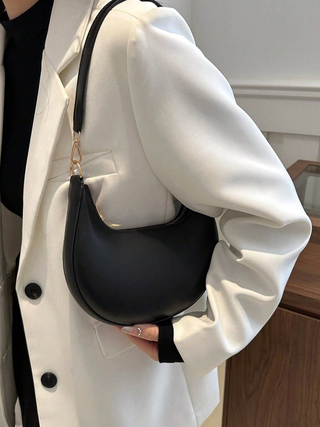 Black Shoulder Purse