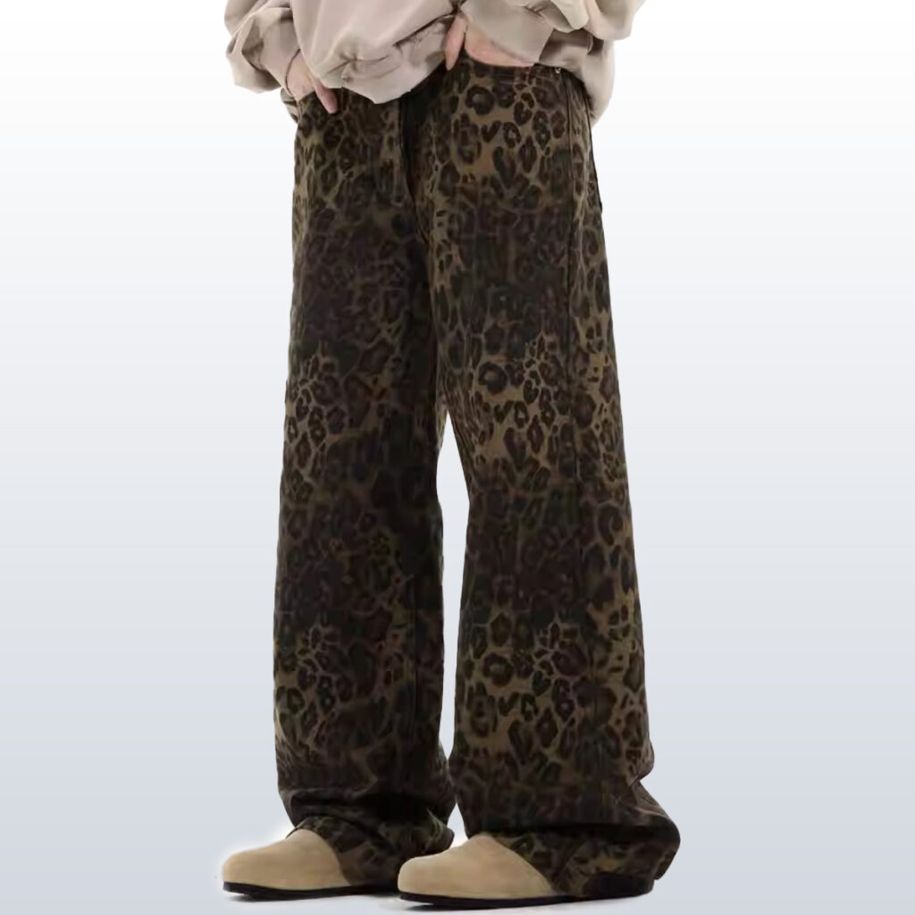 Leopard print baggy pants - Image 2