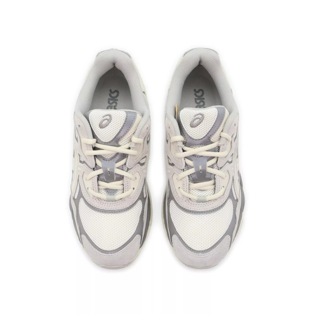 Asics GEL-NYC Oyster Grey Cream Charcoal Grey Ivory Beige
