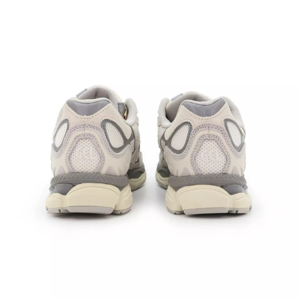 Asics GEL-NYC Oyster Grey Cream Charcoal Grey Ivory Beige - Image 6