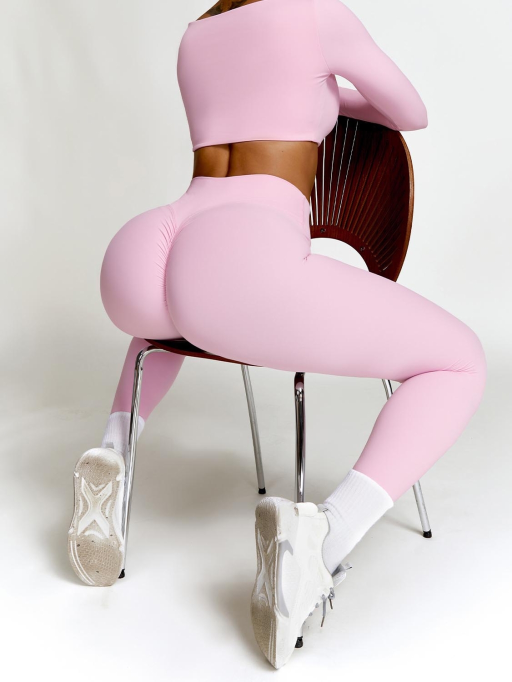 2-piece Long-sleeve Crop & Leggings Set - Image 13