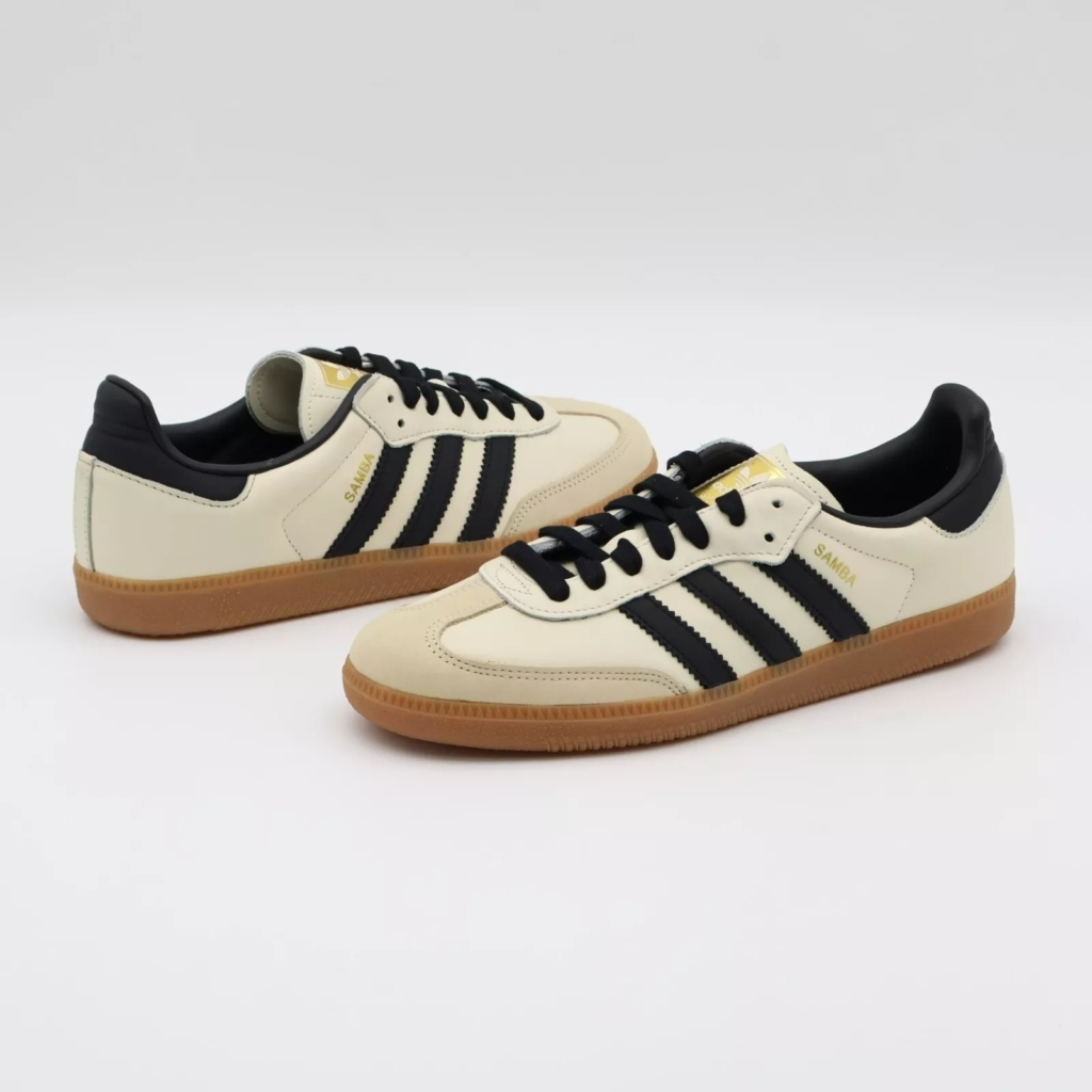 Adidas Samba OG Cream White Core Black Sandstrata - Image 7