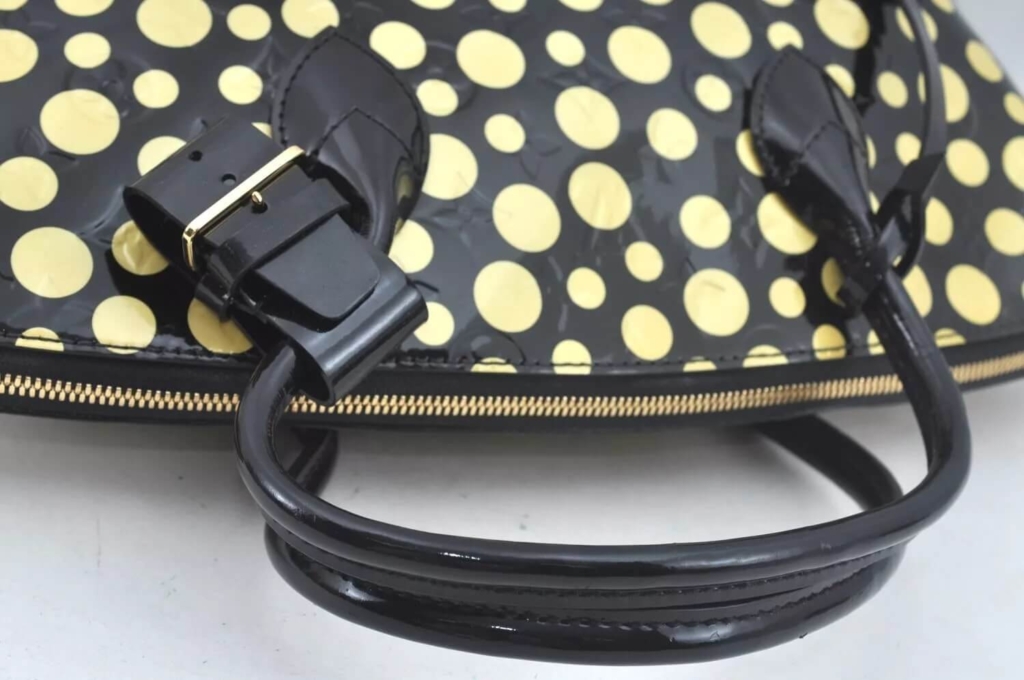 Louis Vuitton Vernis Dots Infinity LockitMM Yayoi Kusama Hand Bag - Image 6