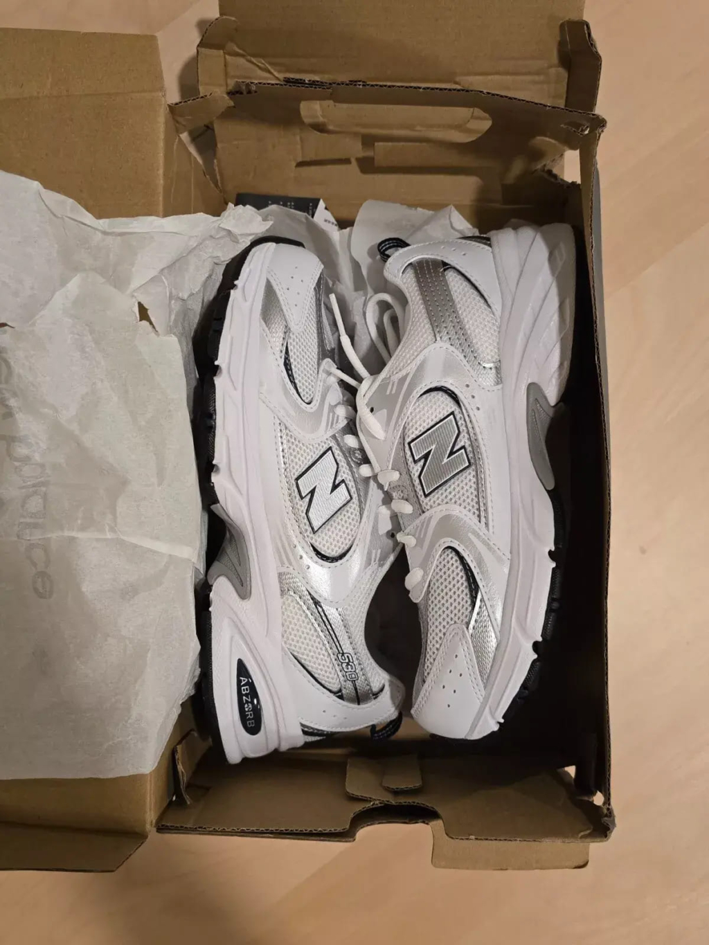 Size 5.5 - New Balance 530 White Natural Indigo