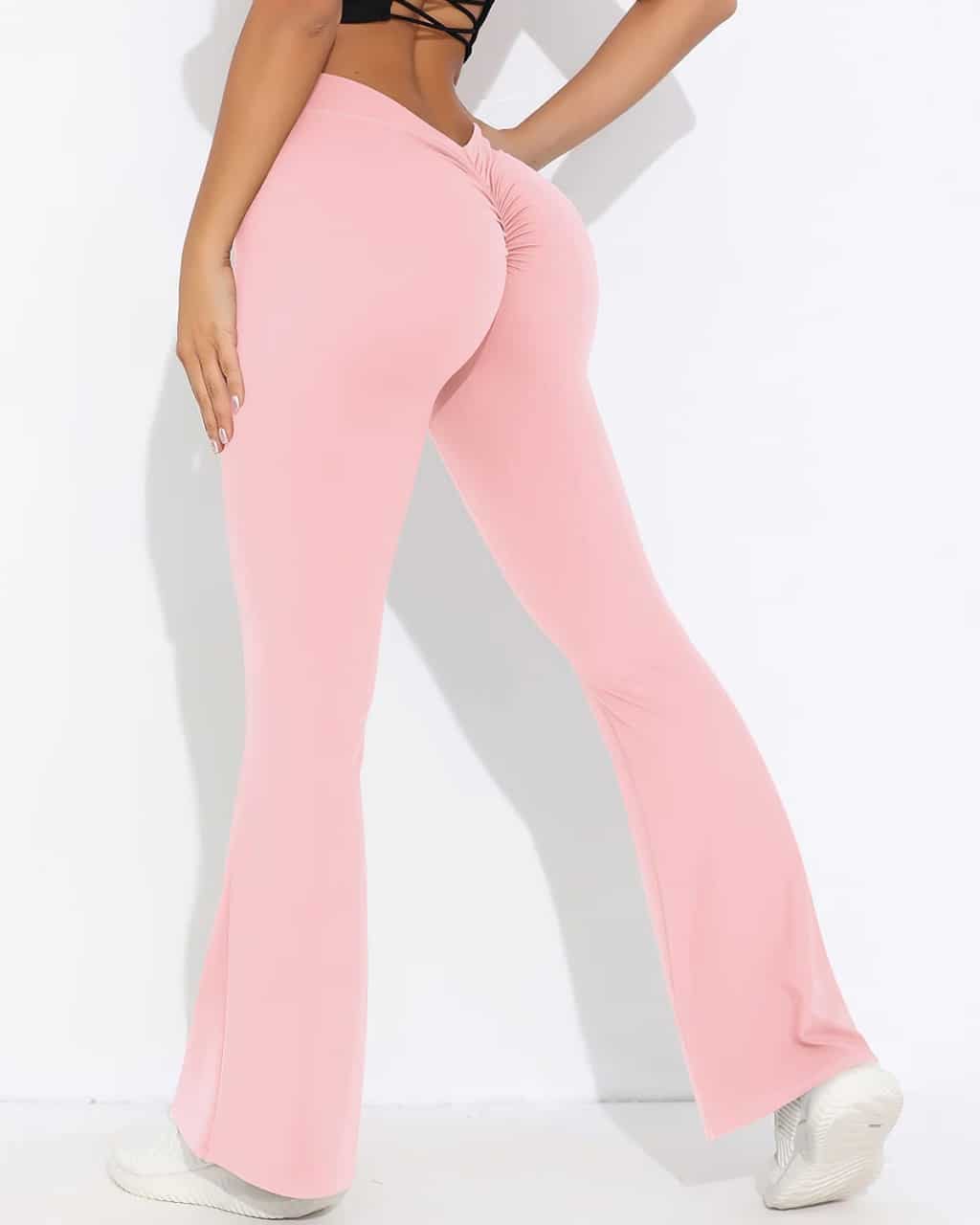 Flared Scrunch V-back Leggings - Image 14