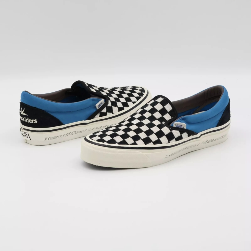 Vans Slip-On Reissue 98 Checkerboard Blue - Image 6