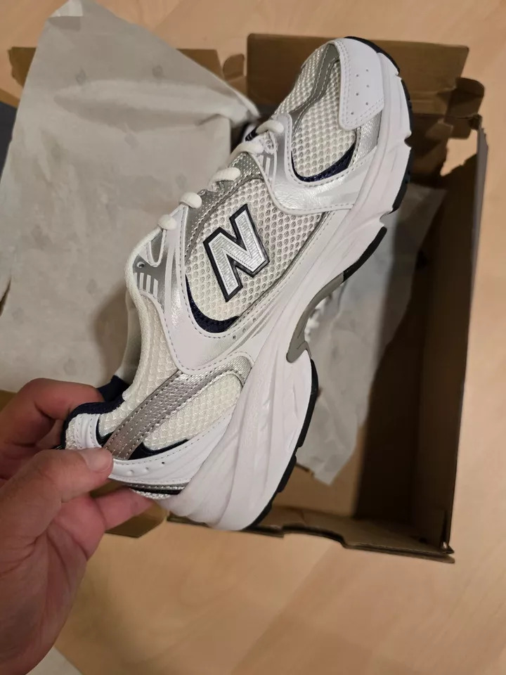 Size 5 - New Balance 530 White Natural Indigo