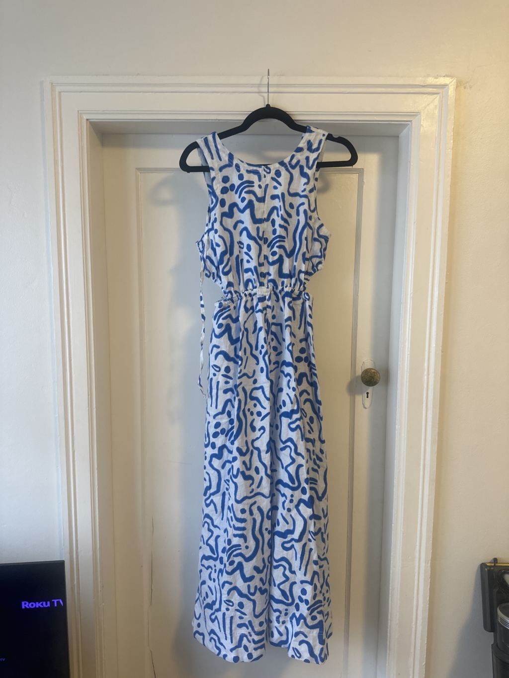 JAG blue cutout dress