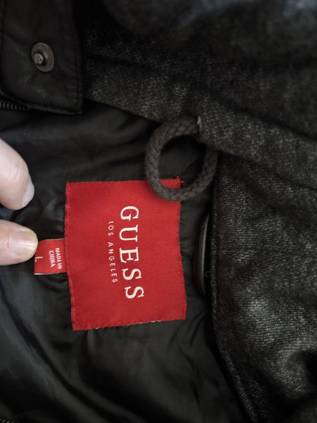 Guess hooded leather jacket - Image 2