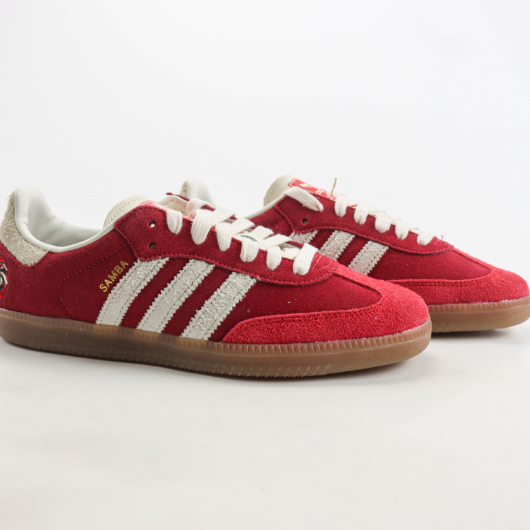 Adidas Samba OG Tal Better Scarlet Off White Shoes