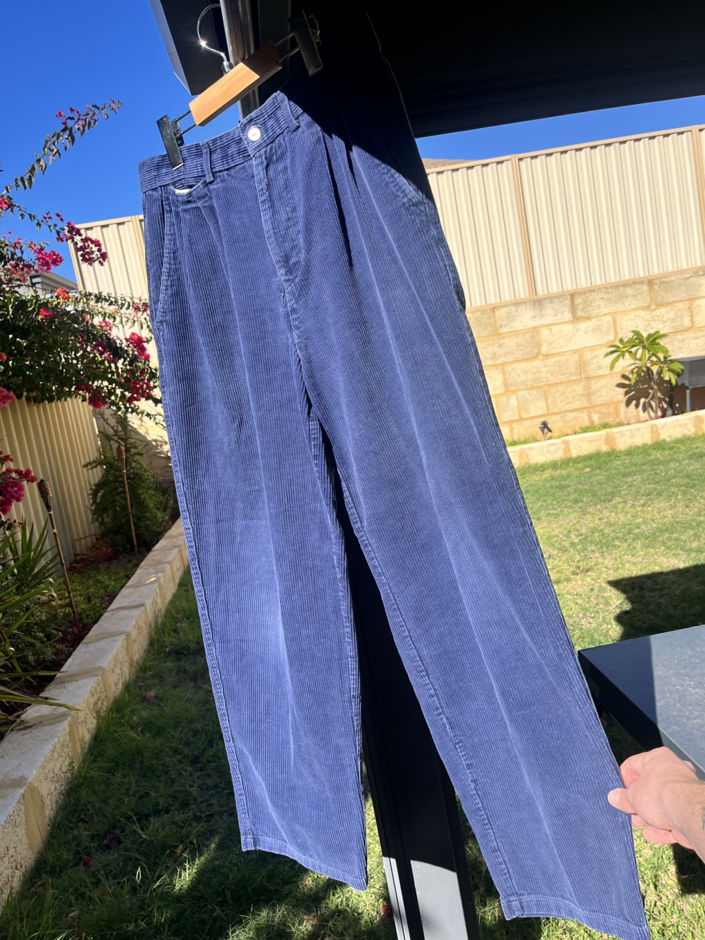 Oldschool Straight-leg Corduroy Pants