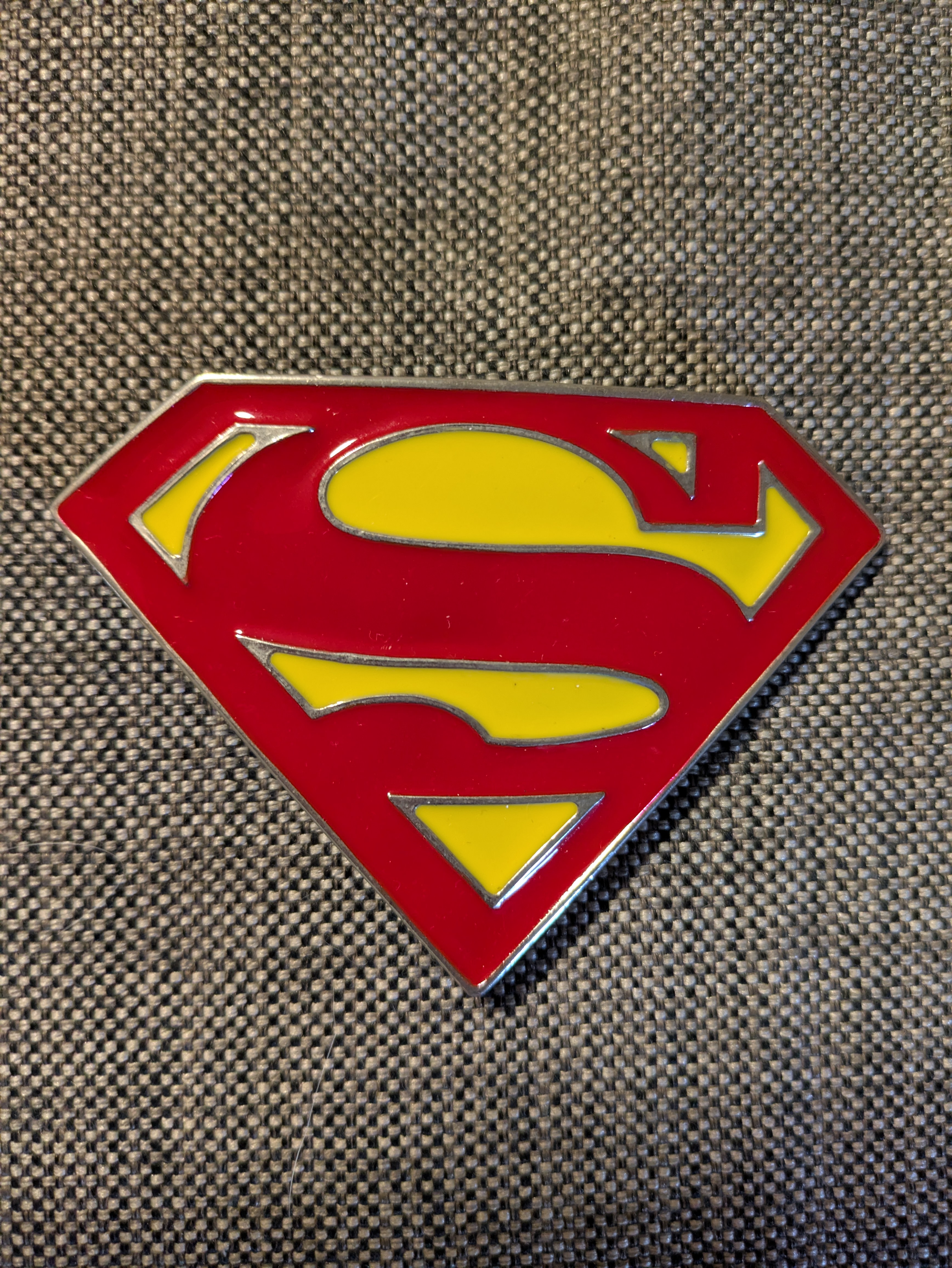 superman belt buckle